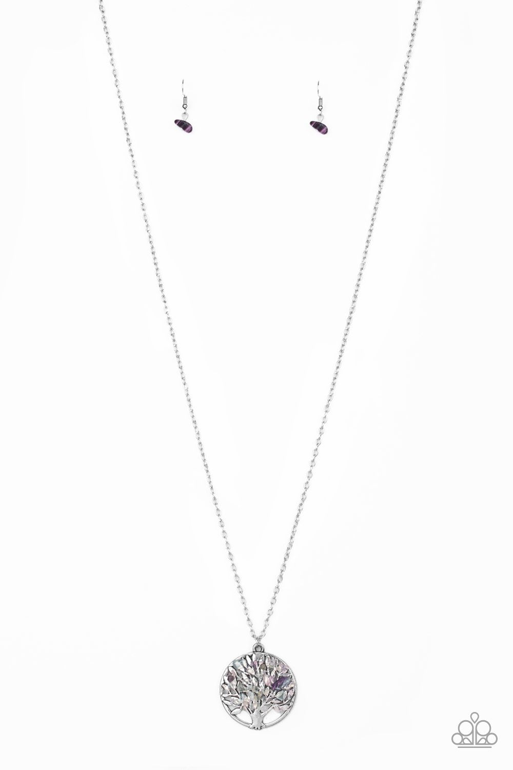 Naturally Nirvana Multi-color Stone Necklace - Paparazzi Accessories- lightbox - CarasShop.com - Paparazzi Jewelry by Cara Jewels