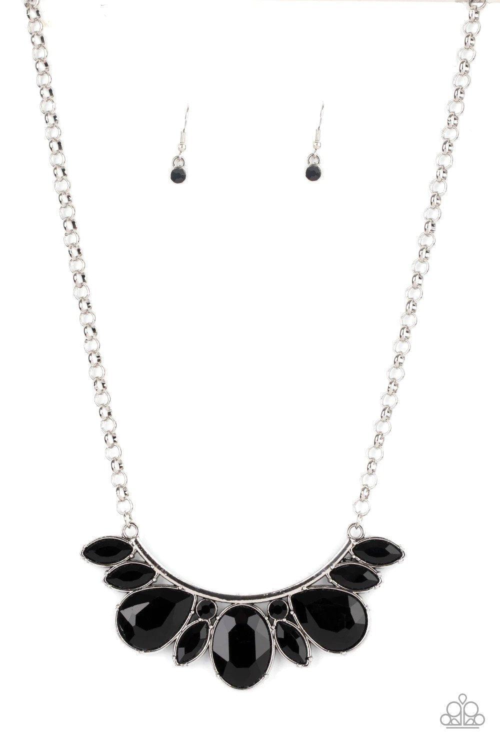Never SLAY Never Black Necklace - Paparazzi Accessories- lightbox - CarasShop.com - Paparazzi Jewelry by Cara Jewels