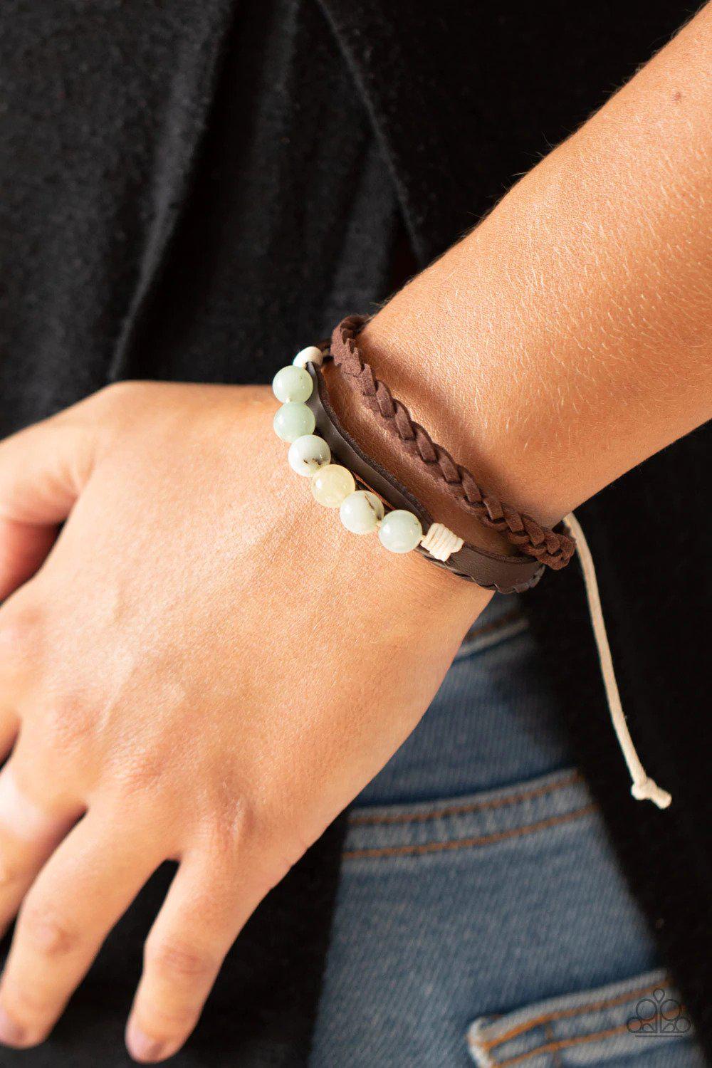 Off-Road Rebel Multi Urban Bracelet - Paparazzi Accessories- on model - CarasShop.com - Paparazzi Jewelry by Cara Jewels