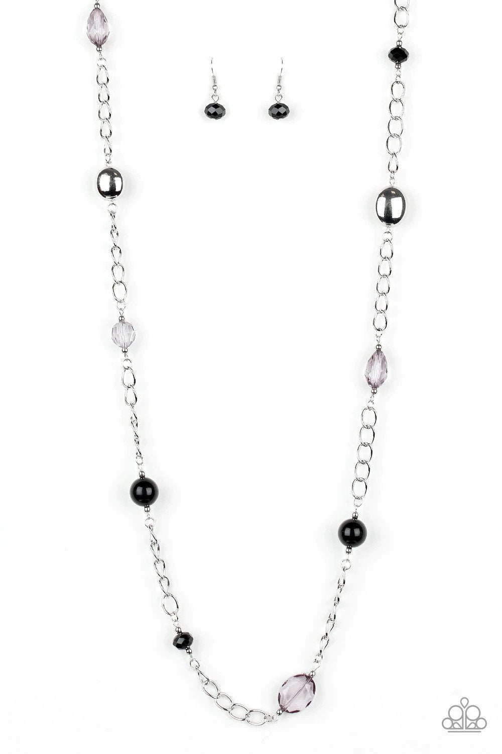 Only For Special Occasions Black Necklace - Paparazzi Accessories- lightbox - CarasShop.com - Paparazzi Jewelry by Cara Jewels