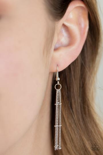 Peaceful Glow Pink Necklace - Paparazzi Accessories - free matching earrings -CarasShop.com - Paparazzi Jewelry by Cara Jewels