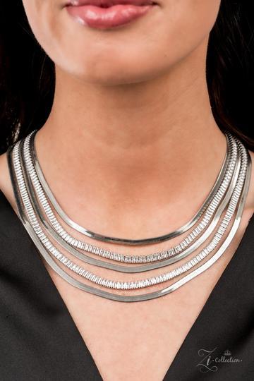 Persuasive 2021 Zi Collection Necklace - Paparazzi Accessories- on model - CarasShop.com - Paparazzi Jewelry by Cara Jewels