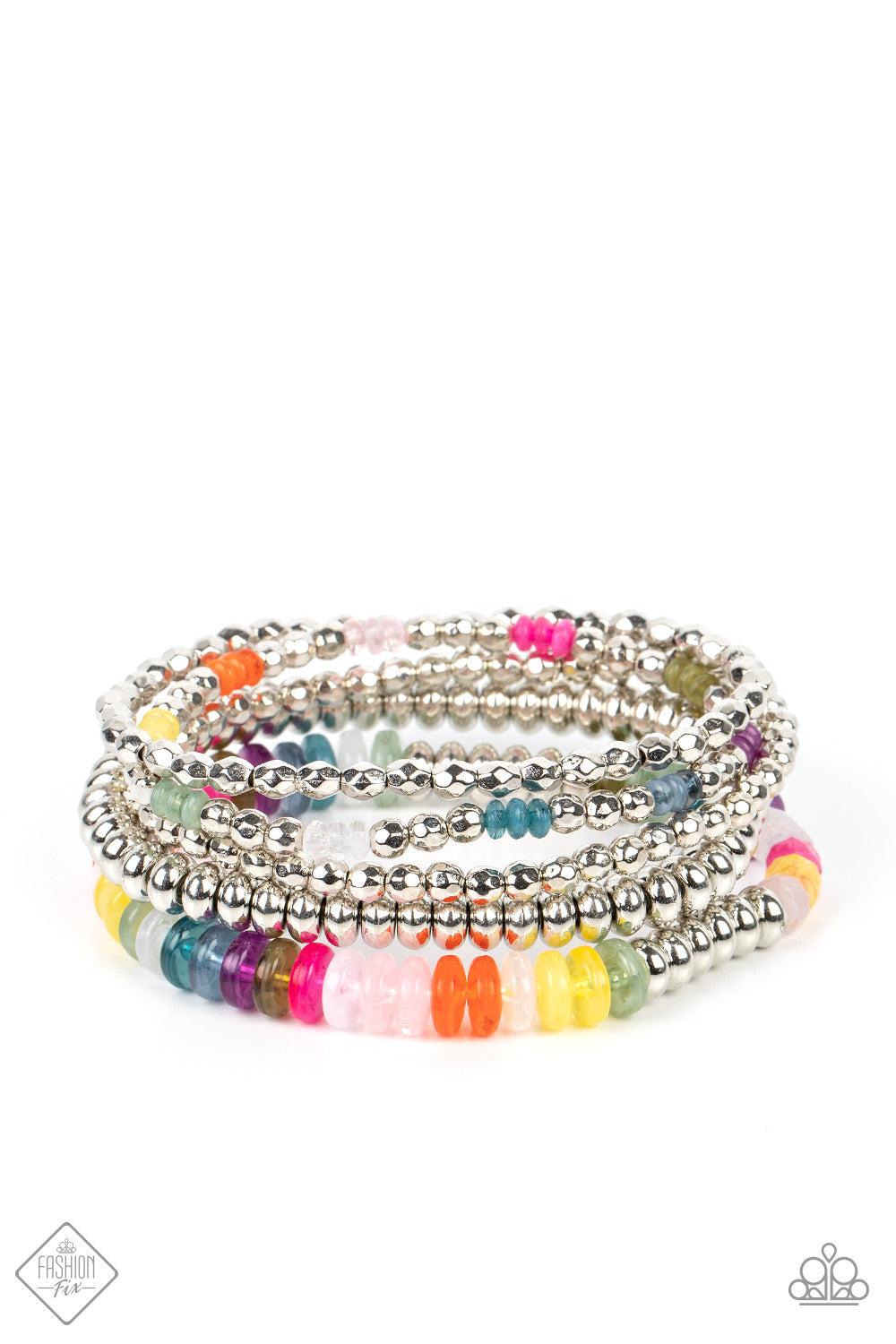 Pristine Pixie Dust Multi Bracelet - Paparazzi Accessories- lightbox - CarasShop.com - Paparazzi Jewelry by Cara Jewels