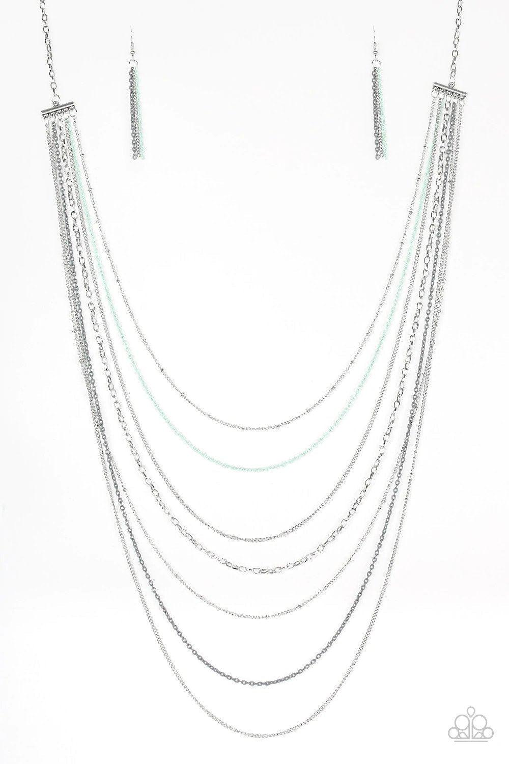 Radical Rainbows Multi Necklace - Paparazzi Accessories- lightbox - CarasShop.com - Paparazzi Jewelry by Cara Jewels