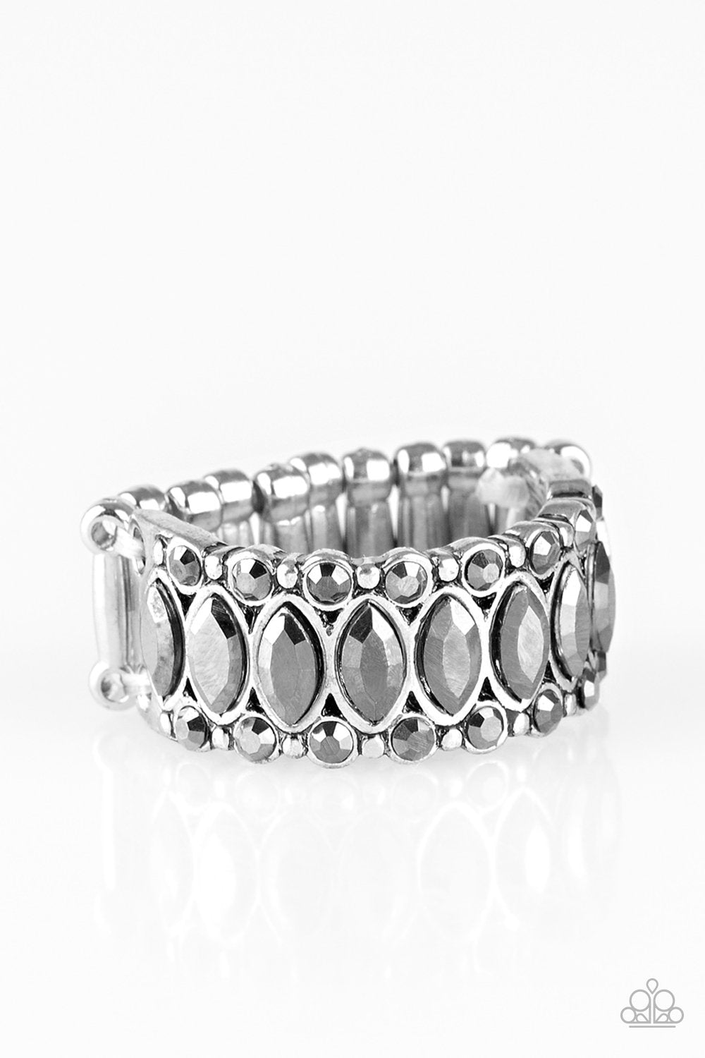 Radical Riches Silver Ring - Paparazzi Accessories- lightbox - CarasShop.com - Paparazzi Jewelry by Cara Jewels