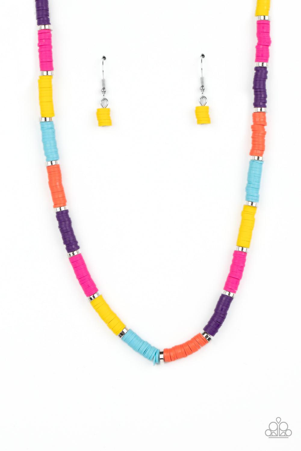Rainbow Road Multi Necklace - Paparazzi Accessories- lightbox - CarasShop.com - Paparazzi Jewelry by Cara Jewels