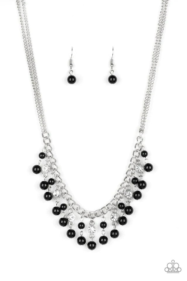 Regal Refinement Black Necklace - Paparazzi Accessories- lightbox - CarasShop.com - Paparazzi Jewelry by Cara Jewels