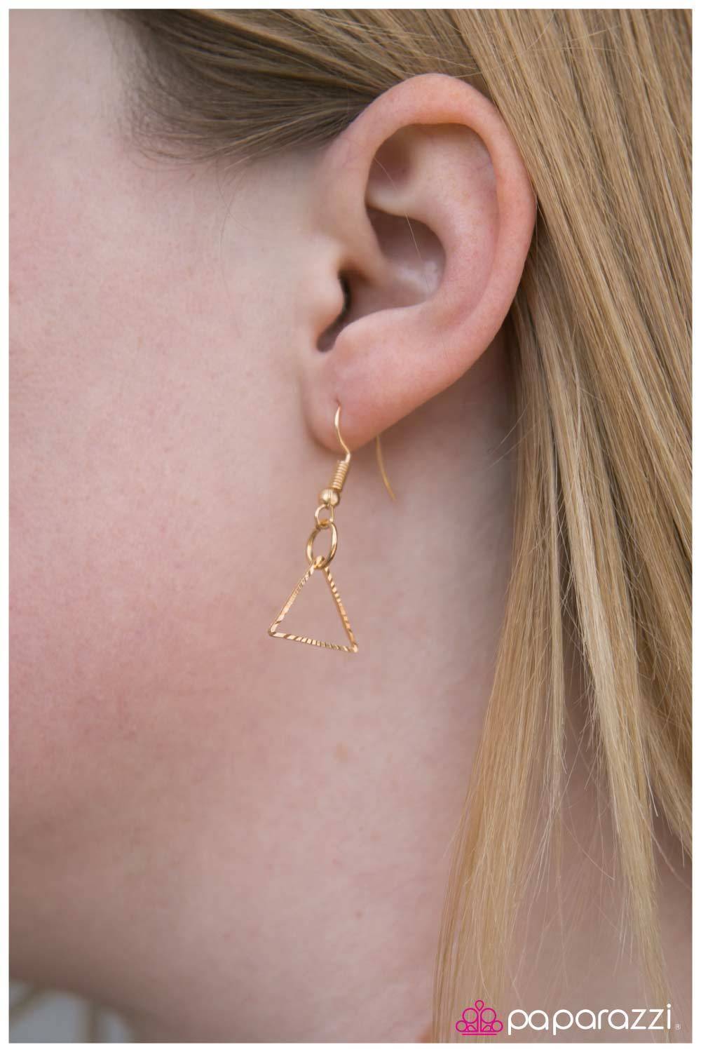 Run Like The Wind Green and Gold Necklace - Paparazzi Accessories- on model - CarasShop.com - Paparazzi Jewelry by Cara Jewels