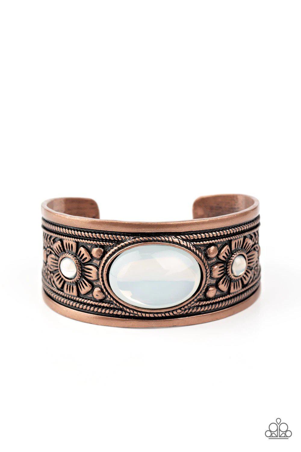 Sage Sanctuary Copper Cuff Bracelet - Paparazzi Accessories- lightbox - CarasShop.com - Paparazzi Jewelry by Cara Jewels