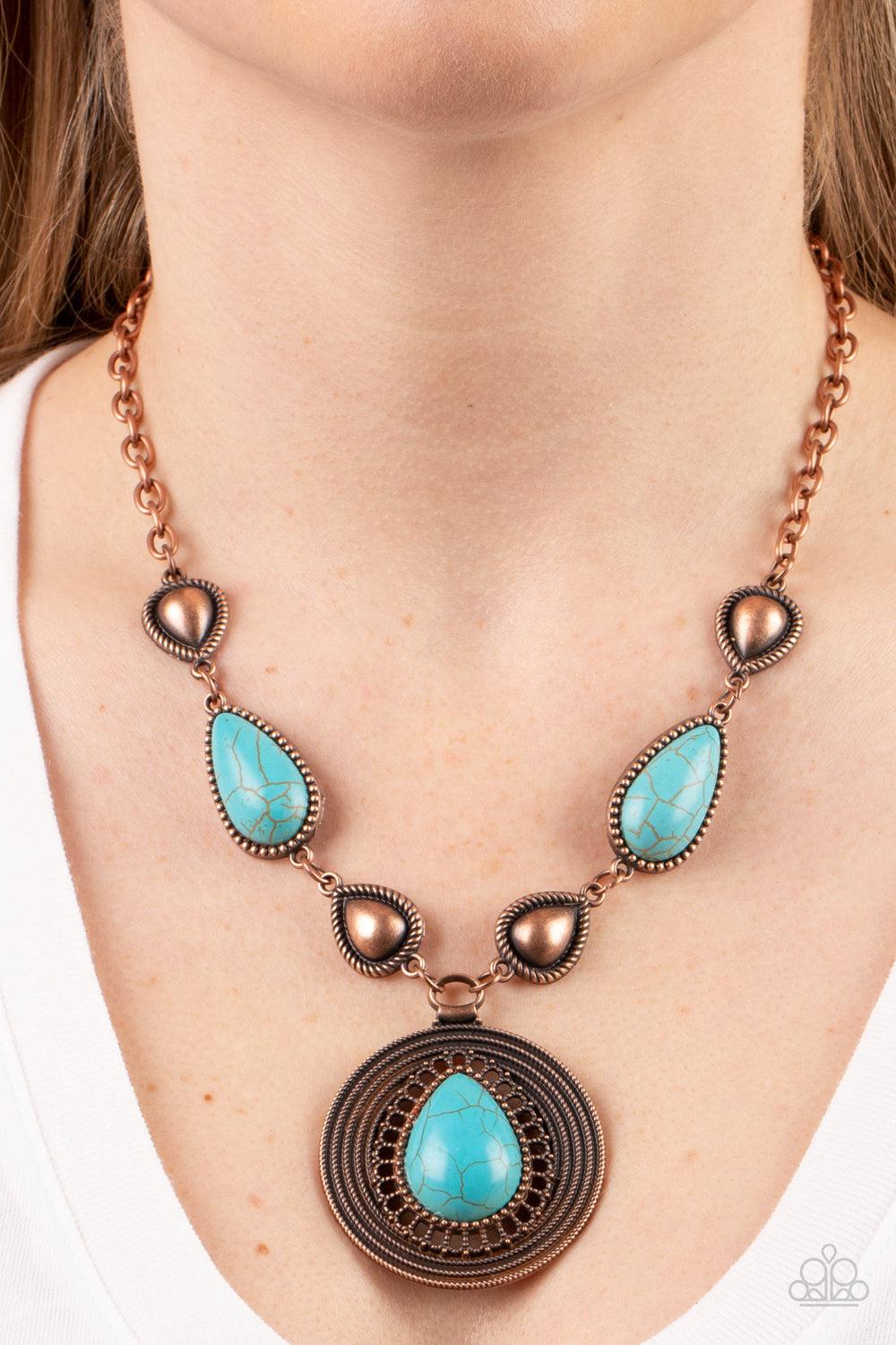 Paparazzi Saguaro Soul Trek Copper Necklace CarasShop