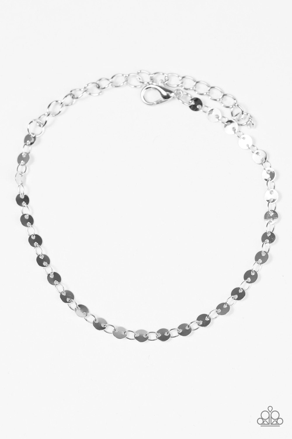 Shine On Me Silver Bracelet - Paparazzi Accessories- lightbox - CarasShop.com - Paparazzi Jewelry by Cara Jewels