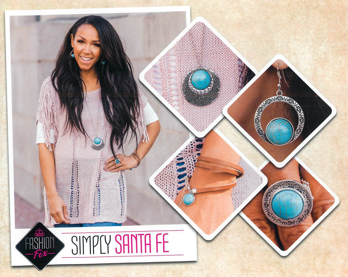 Simply Santa Fe Complete Trend Blend (4 pc set) April 2019 - Paparazzi Accessories Fashion Fix- Complete Look - CarasShop.com - Paparazzi Jewelry by Cara Jewels