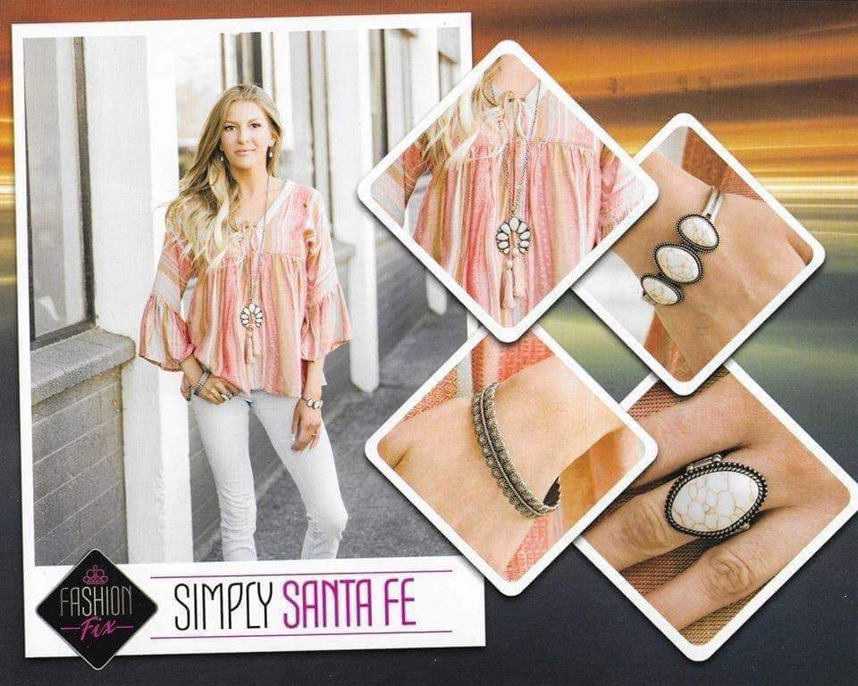 Simply Santa Fe Complete Trend Blend (4 pc set) April 2020 - Paparazzi Accessories Fashion Fix- Complete Look - CarasShop.com - Paparazzi Jewelry by Cara Jewels