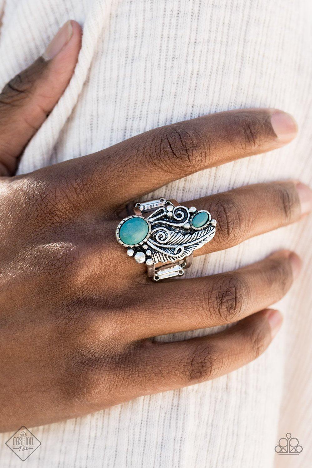 Simply Santa Fe Set - August 2020 - Paparazzi Accessories- Ring - CarasShop.com - Paparazzi Jewelry by Cara Jewels