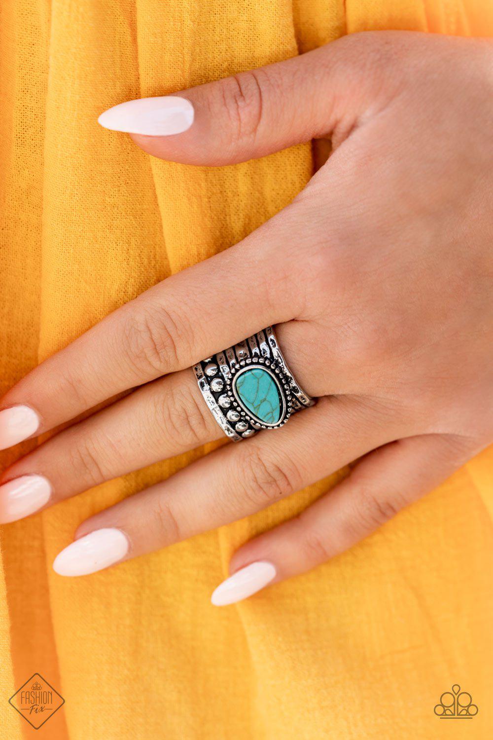 Simply Santa Fe Set - August 2021 - Paparazzi Accessories- Ring - CarasShop.com - Paparazzi Jewelry by Cara Jewels