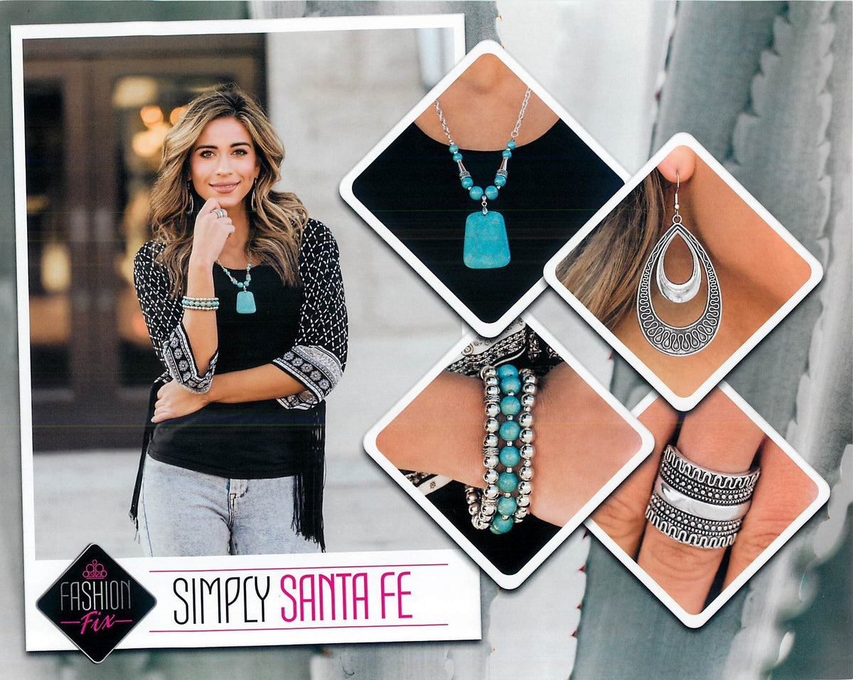Simply Santa Fe Complete Trend Blend (4 pc set) December 2019 - Paparazzi Accessories Fashion Fix- Complete Look - CarasShop.com - Paparazzi Jewelry by Cara Jewels