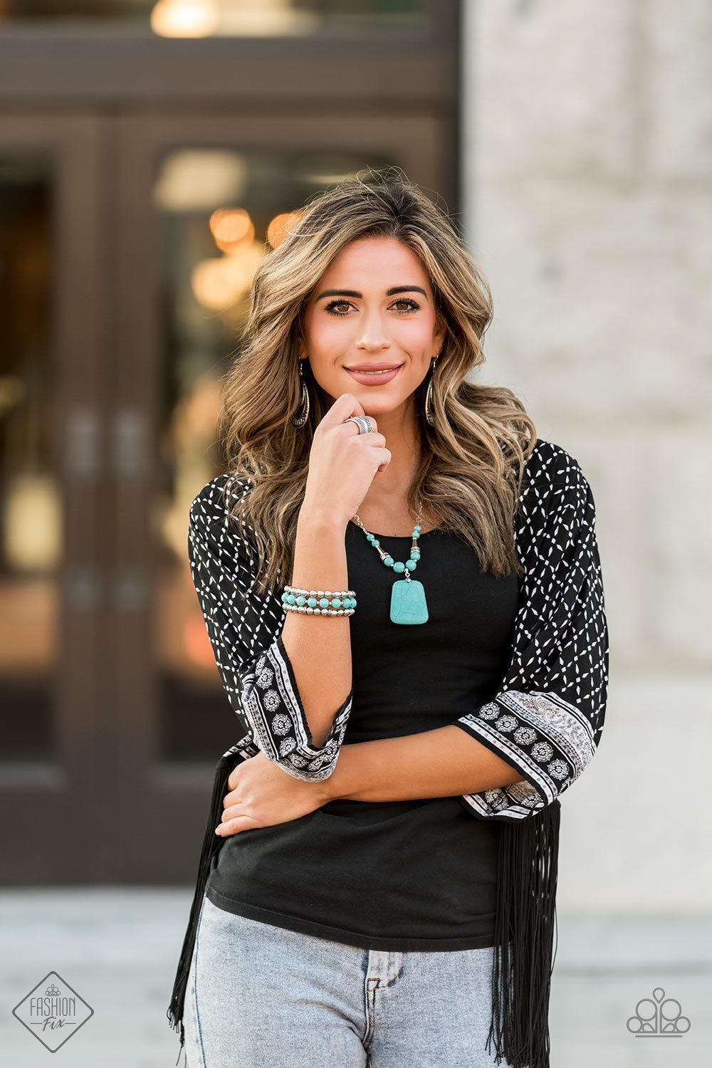 Simply Santa Fe Complete Trend Blend (4 pc set) December 2019 - Paparazzi Accessories Fashion Fix- Set Collage - CarasShop.com - Paparazzi Jewelry by Cara Jewels