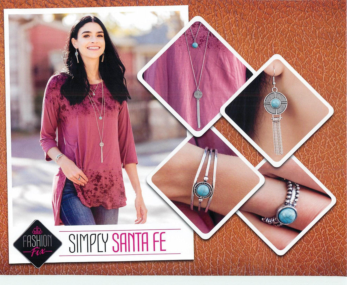 Simply Santa Fe Complete Trend Blend (4 pc set) January 2019 - Paparazzi Accessories Fashion Fix- Complete Look - CarasShop.com - Paparazzi Jewelry by Cara Jewels