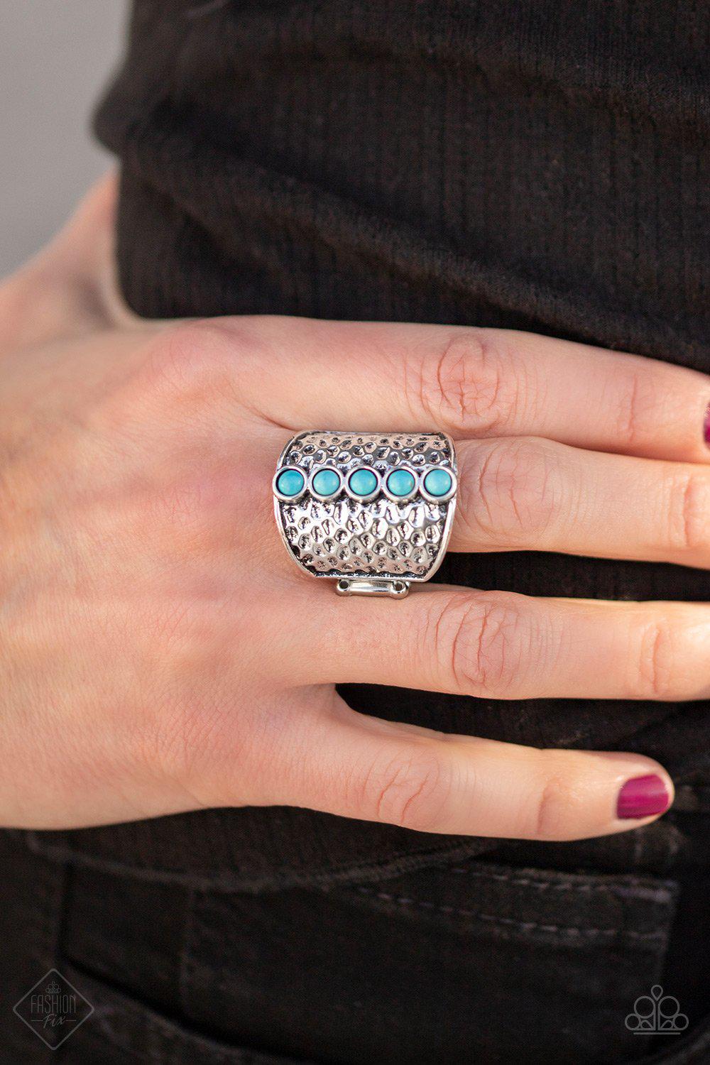 Simply Santa Fe Set - January 2020 - Paparazzi Accessories- Ring - CarasShop.com - Paparazzi Jewelry by Cara Jewels