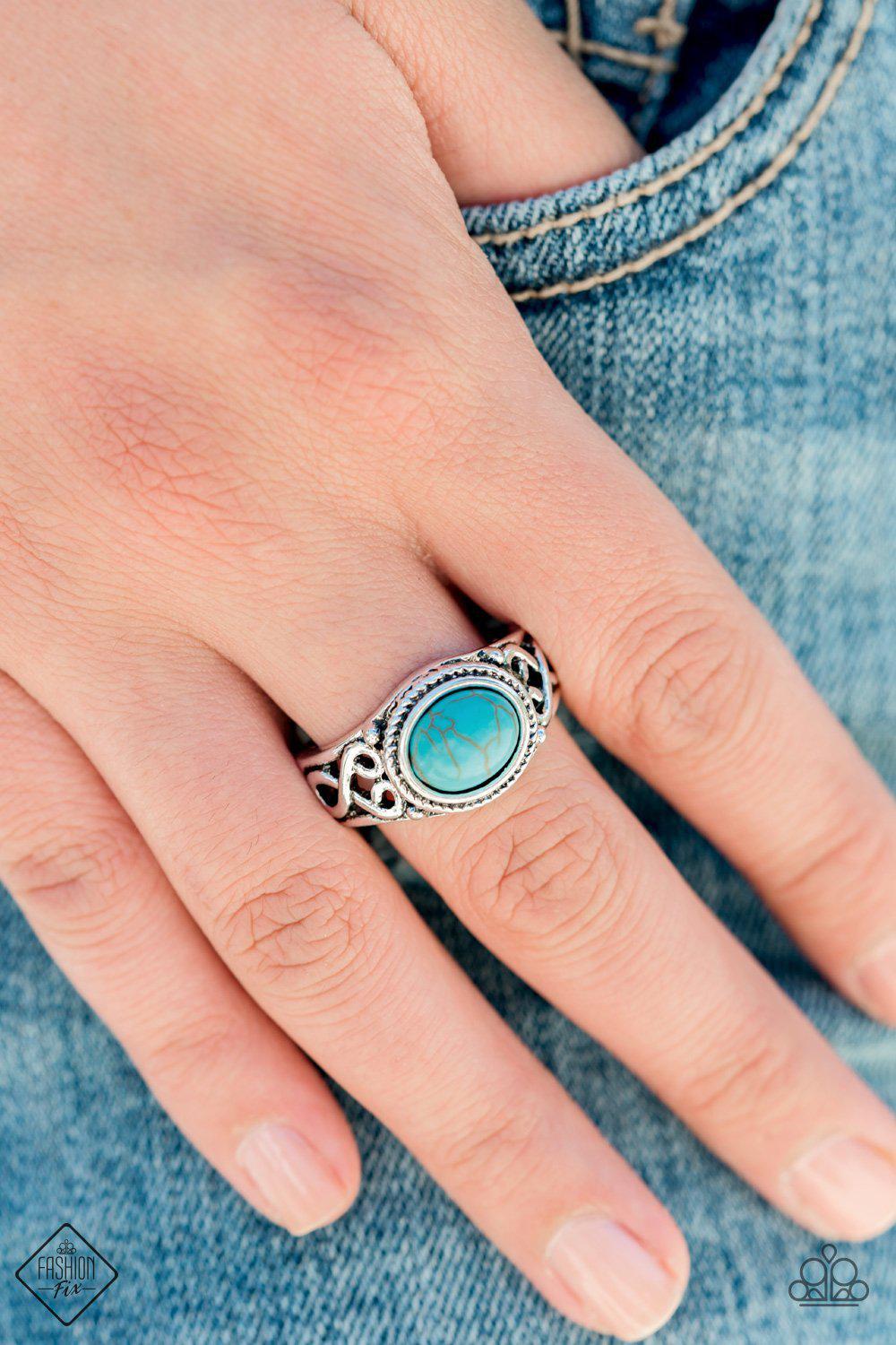 Simply Santa Fe Complete Trend Blend (4 pc set) June 2019 - Paparazzi Accessories Fashion Fix- Ring - CarasShop.com - Paparazzi Jewelry by Cara Jewels
