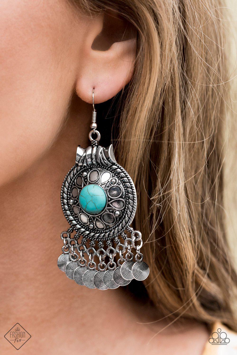 Simply Santa Fe Complete Trend Blend (4 pc set) May 2020 - Paparazzi Accessories Fashion Fix- Earrings - CarasShop.com - Paparazzi Jewelry by Cara Jewels