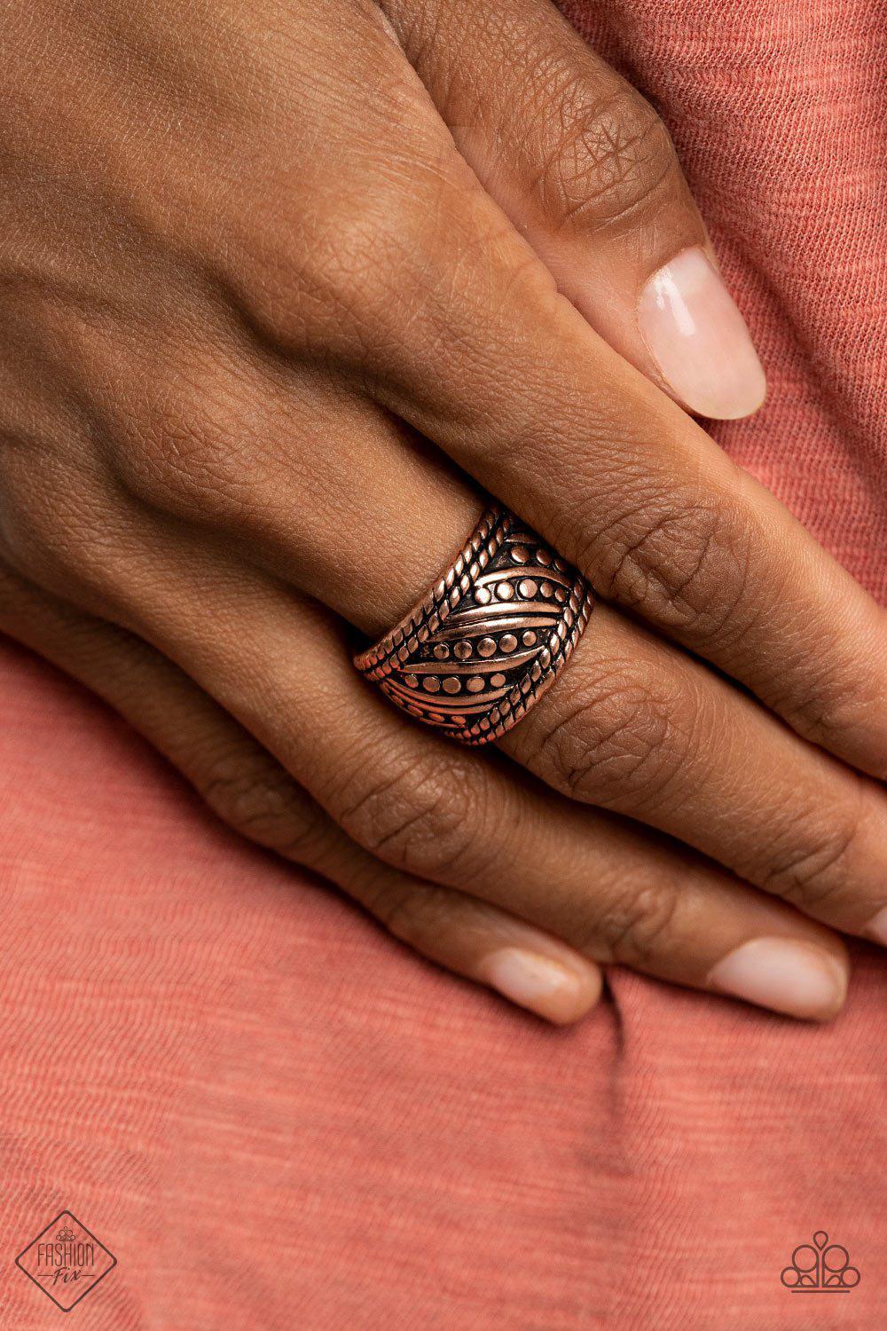 Simply Santa Fe Set - November 2020 - Paparazzi Accessories- Ring - CarasShop.com - Paparazzi Jewelry by Cara Jewels