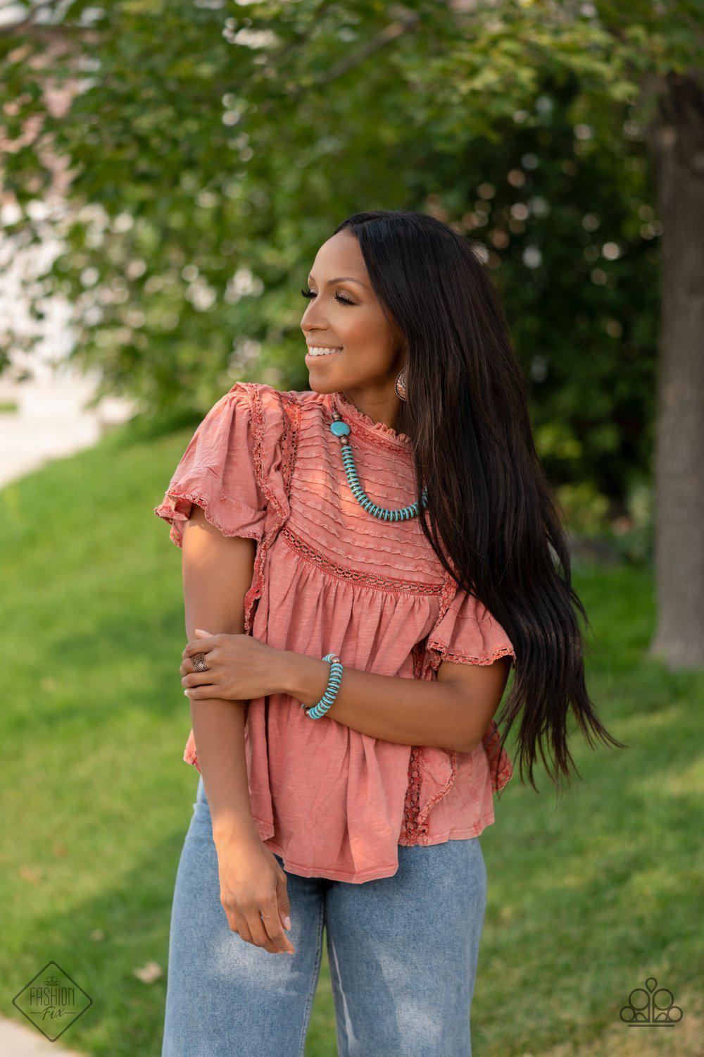 Simply Santa Fe Set - November 2020 - Paparazzi Accessories- Complete Look - CarasShop.com - Paparazzi Jewelry by Cara Jewels