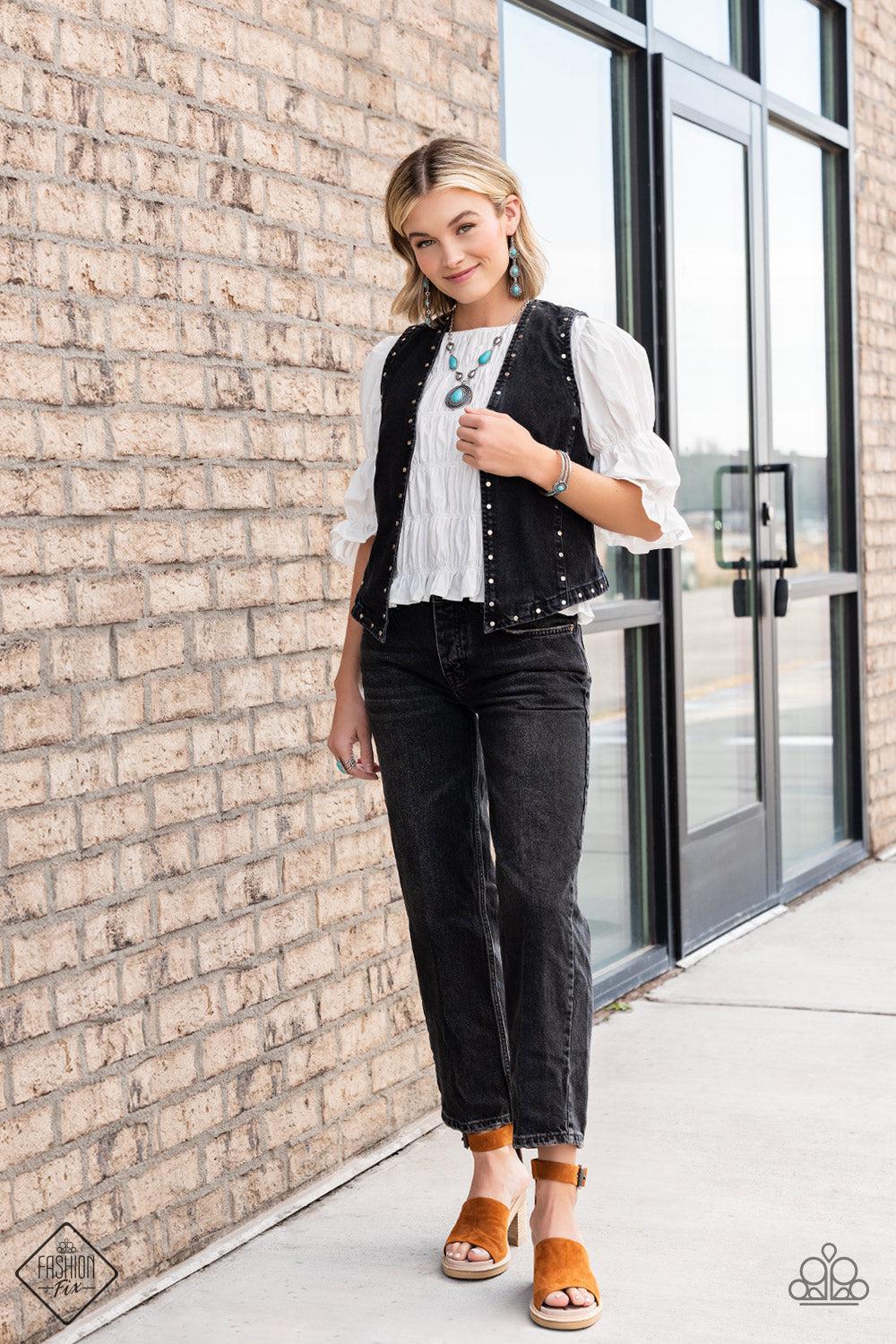 Simply Santa Fe Set April 2022 - Paparazzi Accessories- Complete Look - CarasShop.com - Paparazzi Jewelry by Cara Jewels