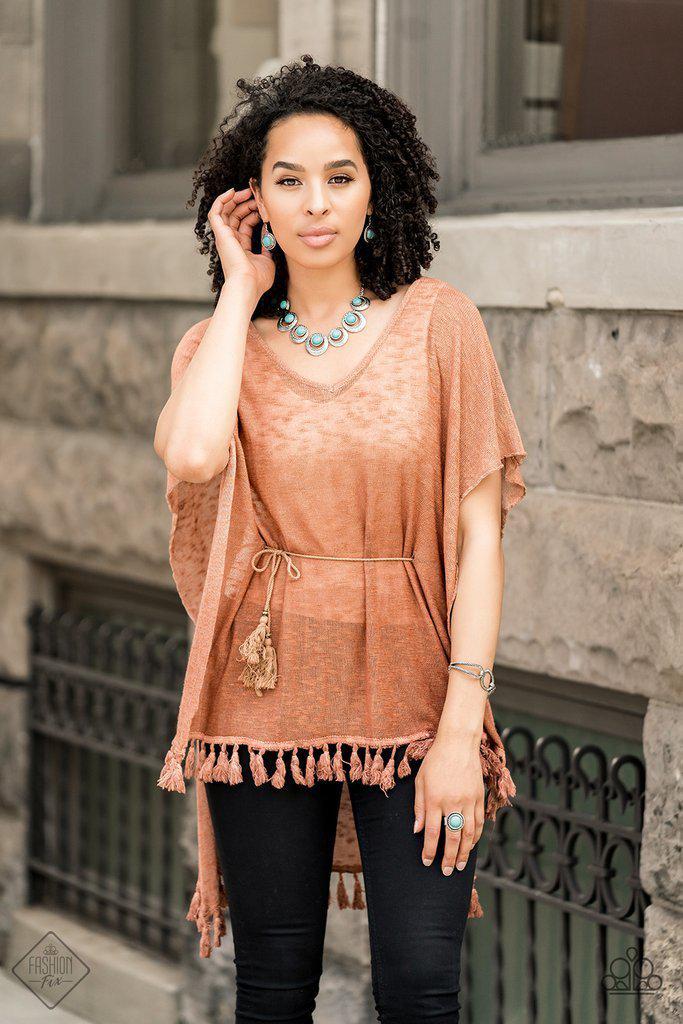 Simply Santa Fe Set - August 2019 - Paparazzi Accessories- Complete Look - CarasShop.com - Paparazzi Jewelry by Cara Jewels