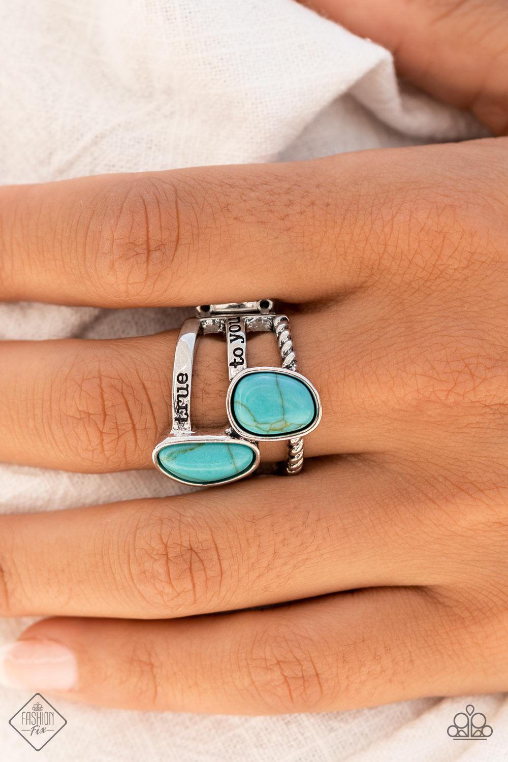 Simply Santa Fe Set - August 2022 - Paparazzi Accessories- Ring - CarasShop.com - Paparazzi Jewelry by Cara Jewels
