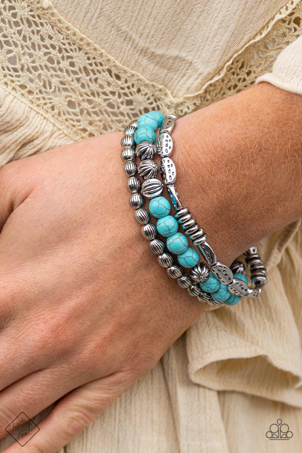 Simply Santa Fe Set - February 2021 - Paparazzi Accessories- Bracelet - CarasShop.com - Paparazzi Jewelry by Cara Jewels