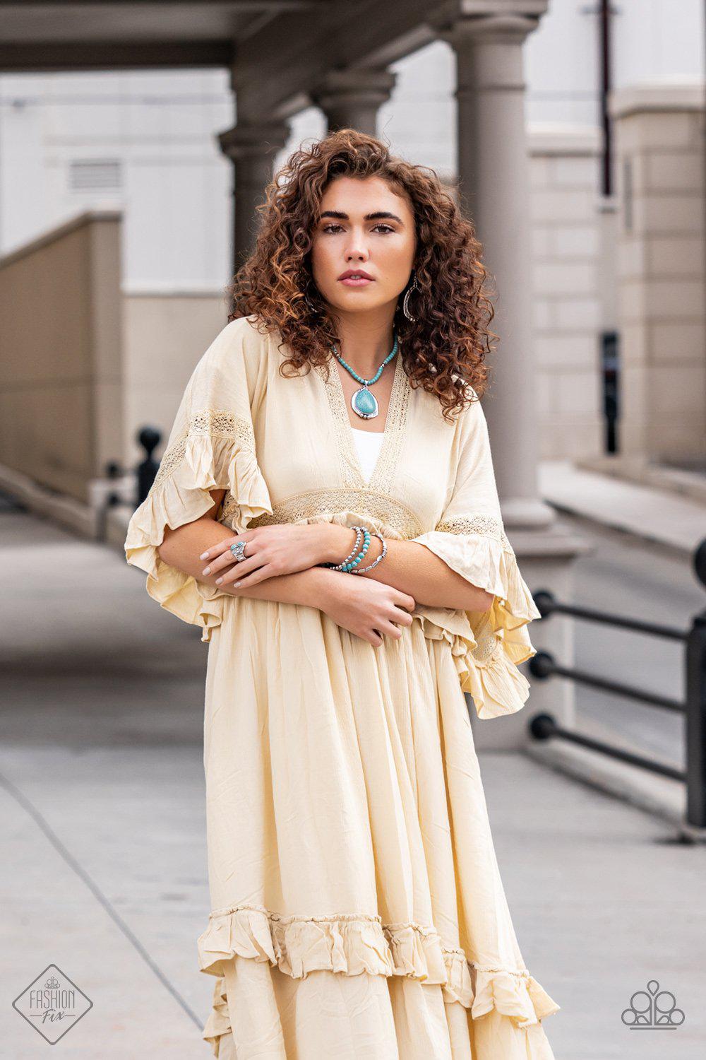 Simply Santa Fe Set - February 2021 - Paparazzi Accessories- Complete Look - CarasShop.com - Paparazzi Jewelry by Cara Jewels