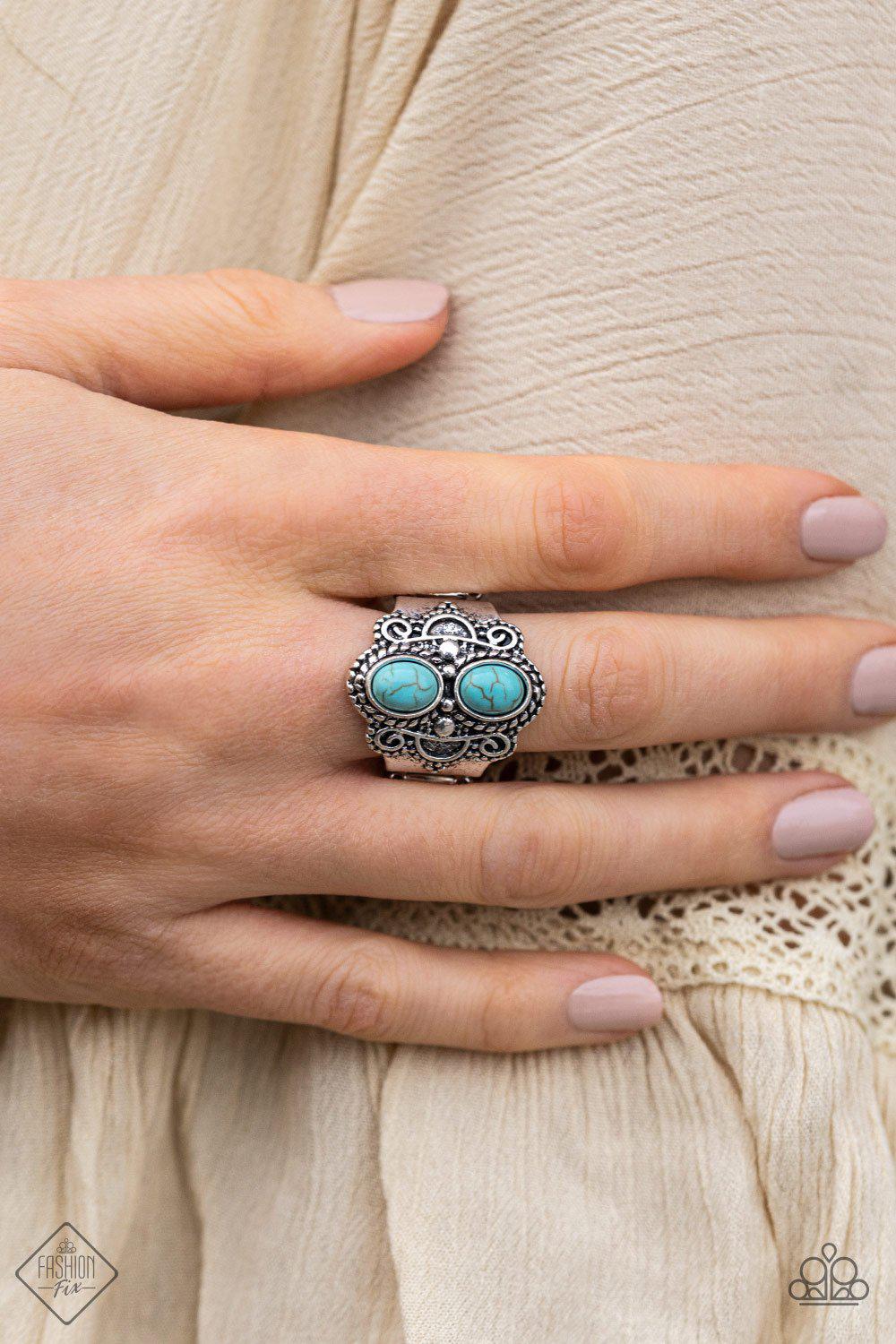 Simply Santa Fe Set - February 2021 - Paparazzi Accessories- Ring - CarasShop.com - Paparazzi Jewelry by Cara Jewels