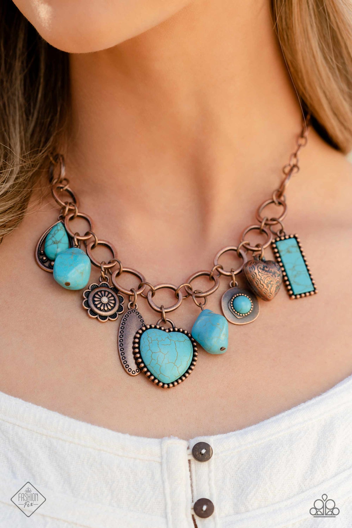 Simply Santa Fe Set - February 2023 - Paparazzi Accessories- Necklace - CarasShop.com - Paparazzi Jewelry by Cara Jewels