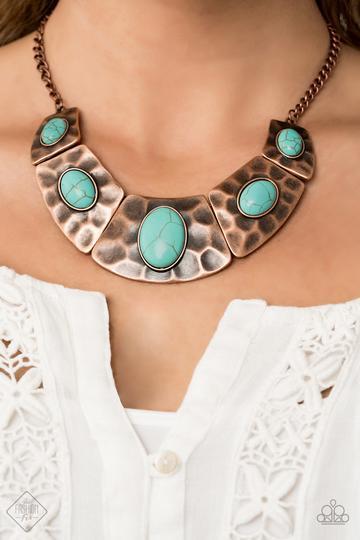 Simply Santa Fe Set - July 2019 - Paparazzi Accessories- Necklace - CarasShop.com - Paparazzi Jewelry by Cara Jewels