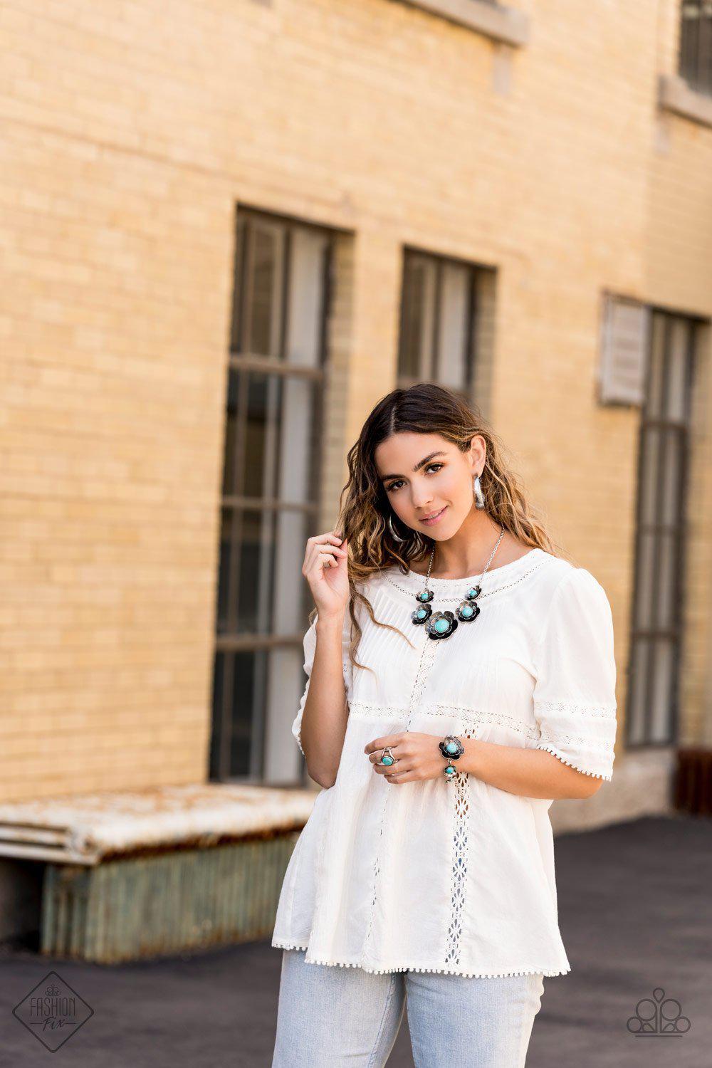 Simply Santa Fe Set - July 2020 - Paparazzi Accessories- Complete Look - CarasShop.com - Paparazzi Jewelry by Cara Jewels