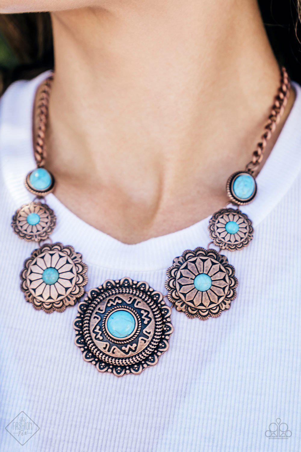 Simply Santa Fe Set - June 2018 - Paparazzi Accessories- Necklace - CarasShop.com - Paparazzi Jewelry by Cara Jewels