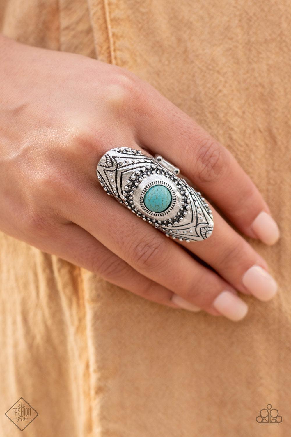 Simply Santa Fe Set - March 2022 - Paparazzi Accessories- Ring - CarasShop.com - Paparazzi Jewelry by Cara Jewels