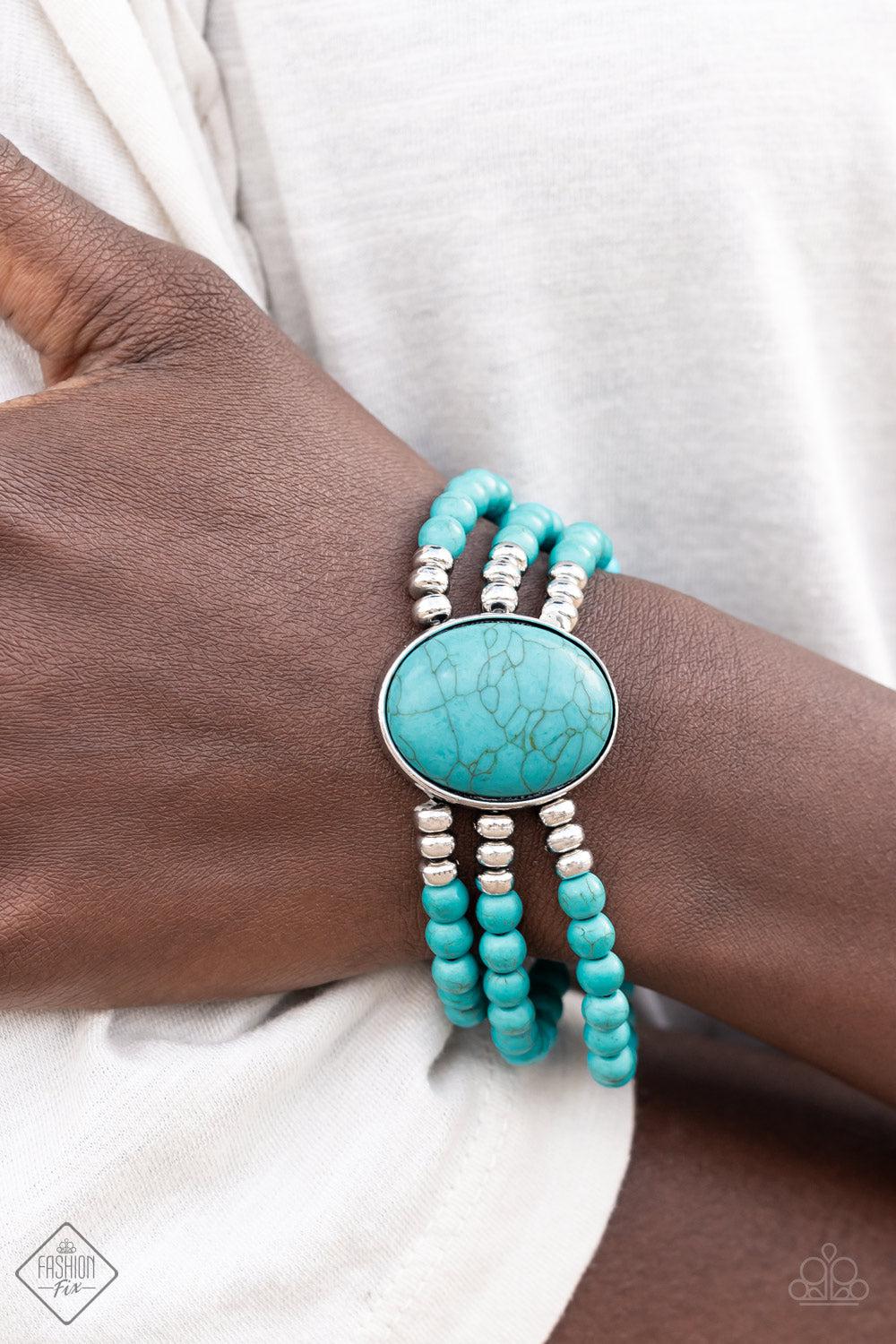 Simply Santa Fe Set - May 2022 - Paparazzi Accessories- Bracelet - CarasShop.com - Paparazzi Jewelry by Cara Jewels
