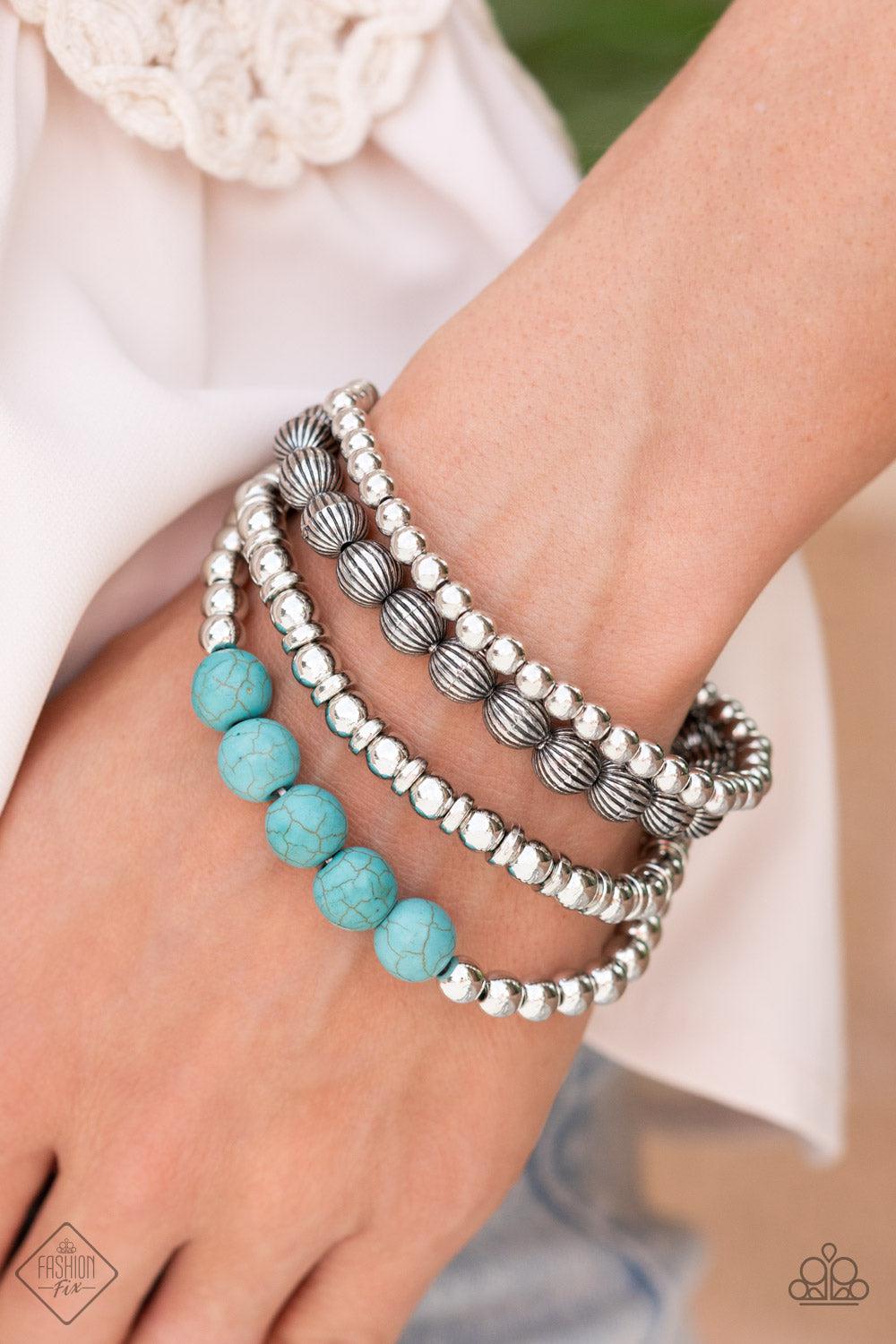 Simply Santa Fe Set - September 2022 - Paparazzi Accessories- Bracelet - CarasShop.com - Paparazzi Jewelry by Cara Jewels