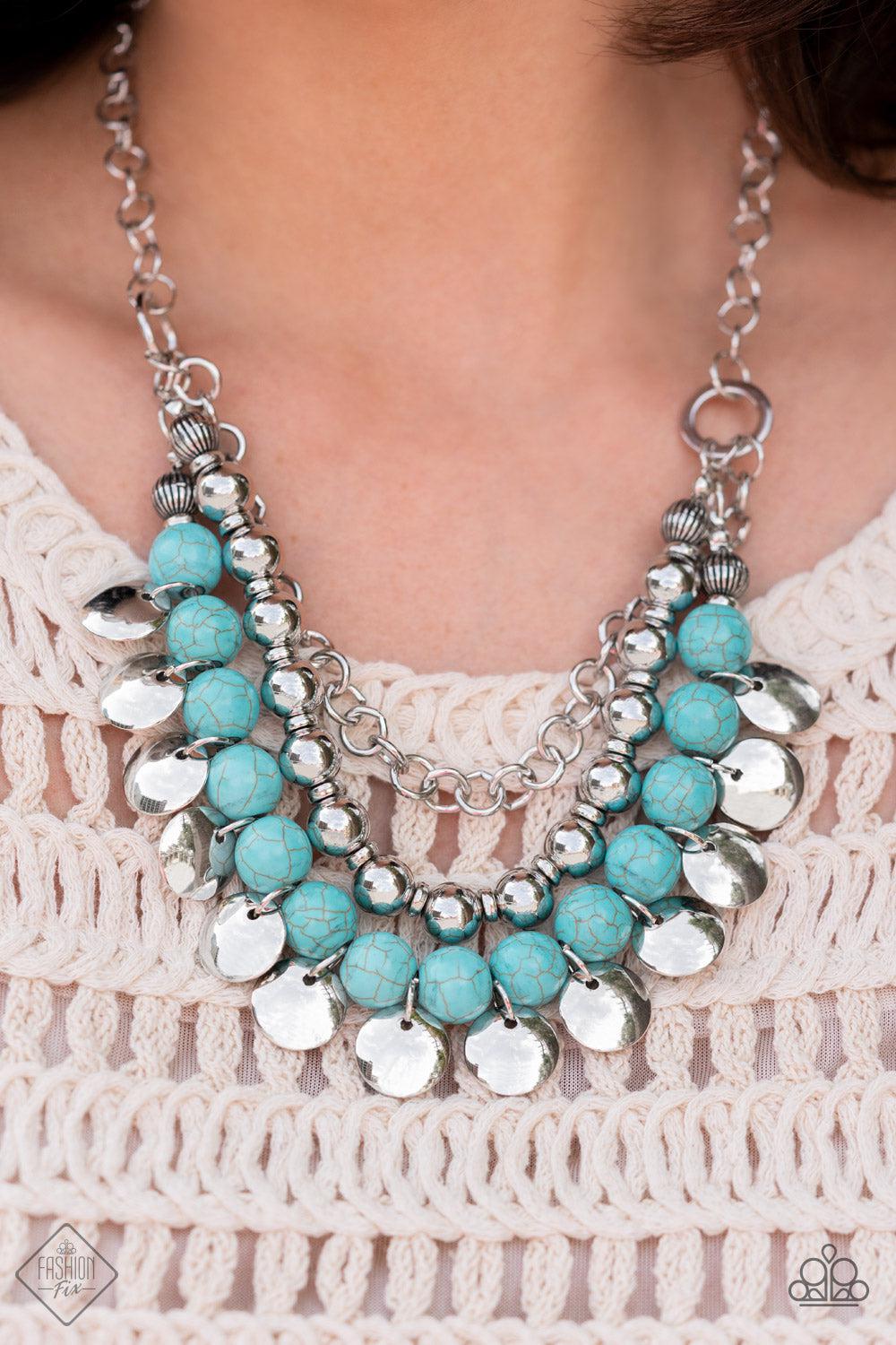 Simply Santa Fe Set - September 2022 - Paparazzi Accessories- Necklace - CarasShop.com - Paparazzi Jewelry by Cara Jewels