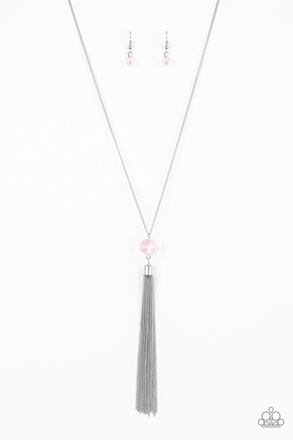 Socialite of the Season Pink Necklace - Paparazzi Accessories- lightbox - CarasShop.com - Paparazzi Jewelry by Cara Jewels