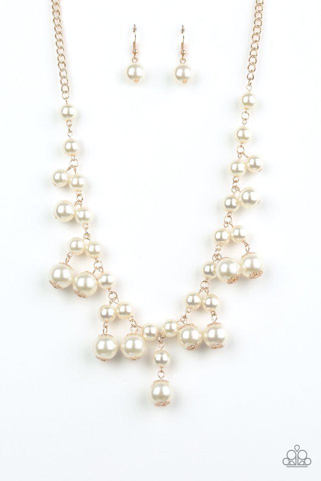 Soon To Be Mrs. Gold Necklace - Paparazzi Accessories- lightbox - CarasShop.com - Paparazzi Jewelry by Cara Jewels