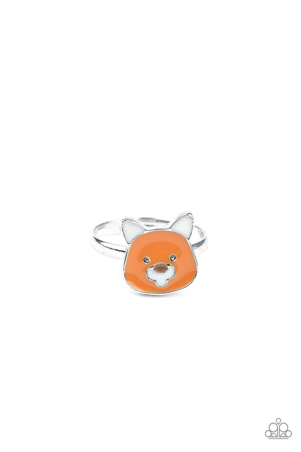 Starlet Shimmer Children's Forest Friends Animal Rings - Paparazzi Accessories (set of 5)- on model - CarasShop.com - Paparazzi Jewelry by Cara Jewels