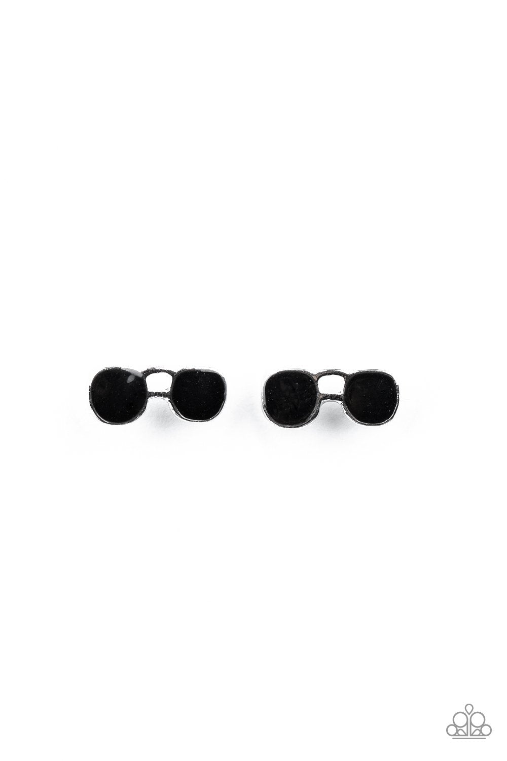 Starlet Shimmer Children's Tropical Theme Post Earrings v2 - Paparazzi Accessories (set of 5 pairs)- on model - CarasShop.com - Paparazzi Jewelry by Cara Jewels