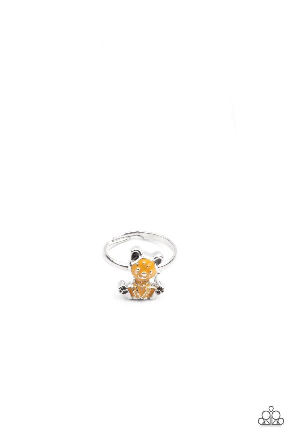 Starlet Shimmer Children's Zoo Animal Rings - Paparazzi Accessories (set of 5)- on model - CarasShop.com - Paparazzi Jewelry by Cara Jewels