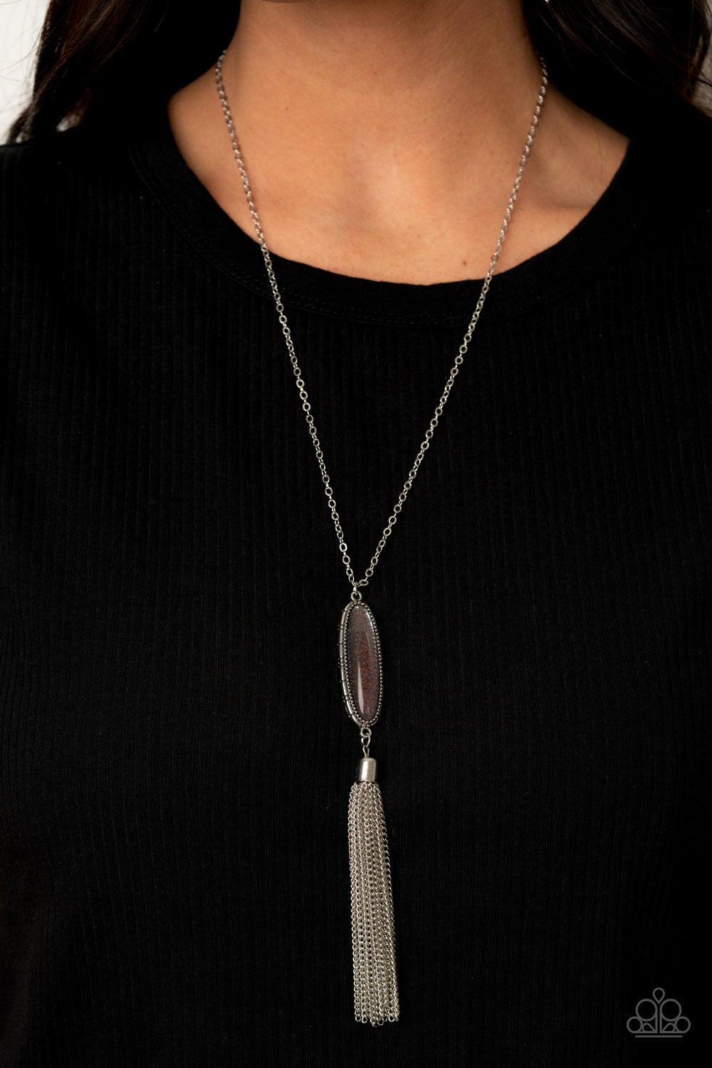 Stay Cool Multi Necklace - Paparazzi Accessories- on model - CarasShop.com - Paparazzi Jewelry by Cara Jewels
