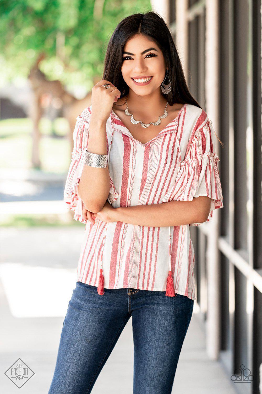 Sunset Sightings Complete Trend Blend (4 pc set) August 2019 - Paparazzi Accessories Fashion Fix- Set Collage - CarasShop.com - Paparazzi Jewelry by Cara Jewels