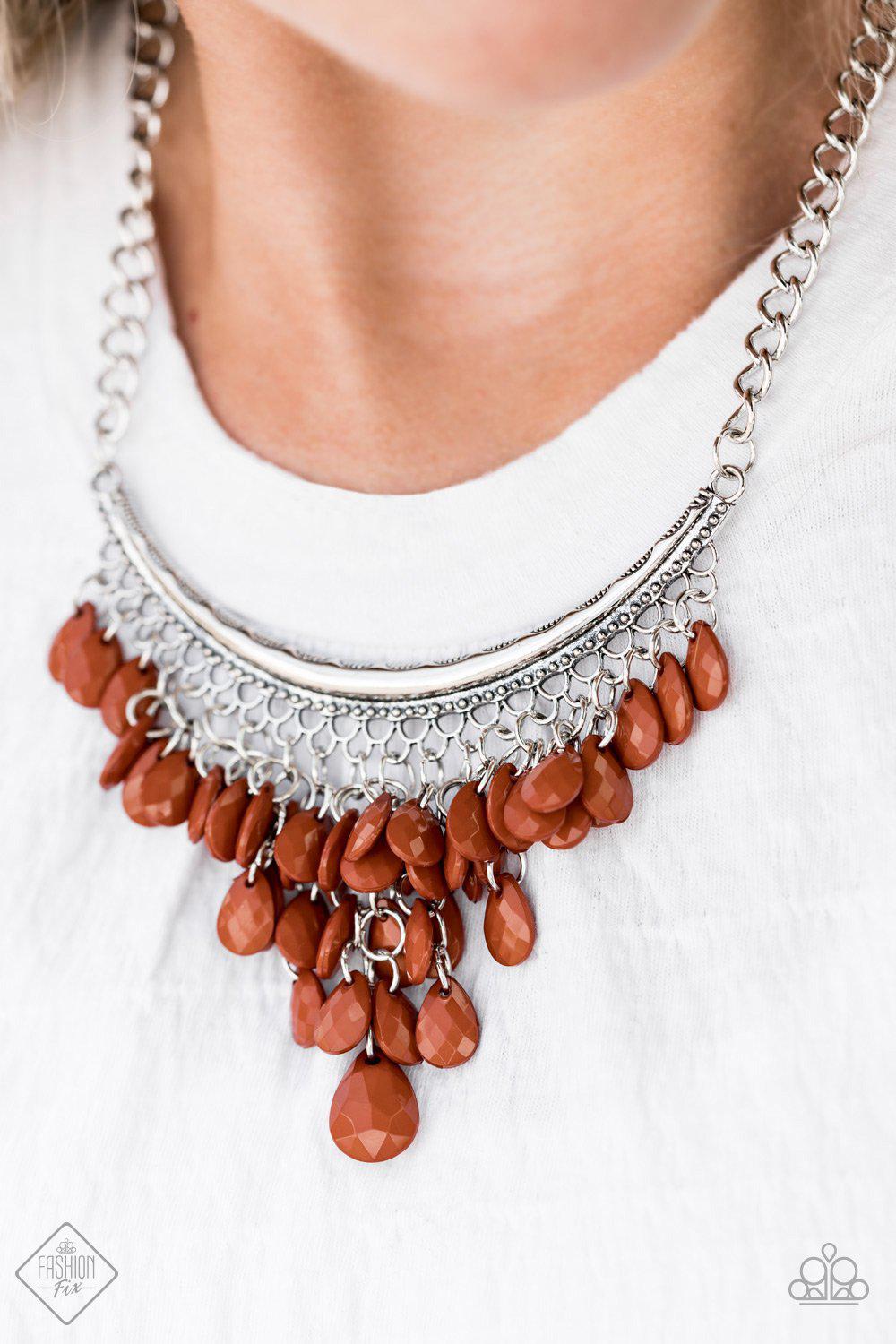 Sunset Sightings Complete Trend Blend (4 pc set) August 2020 - Paparazzi Accessories Fashion Fix- Necklace - CarasShop.com - Paparazzi Jewelry by Cara Jewels