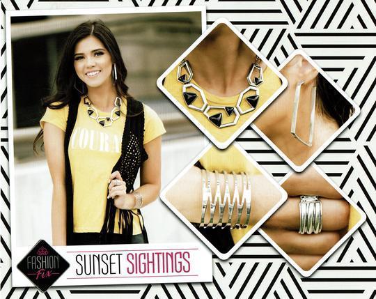 Sunset Sightings Complete Trend Blend (4 pc set) July 2019 - Paparazzi Accessories Fashion Fix- Complete Look - CarasShop.com - Paparazzi Jewelry by Cara Jewels